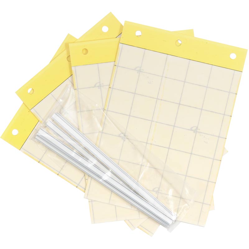 Large Yellow Sticky Traps, 4 Pk - 5.5 x 8